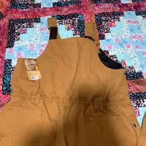 Carhartt ladies XXL tall lined overalls